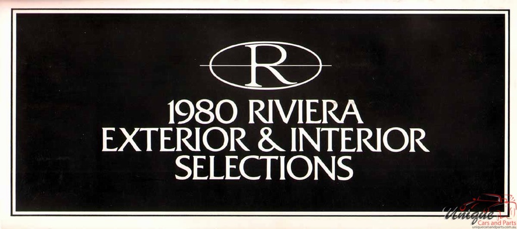 1980 Buick Riviera Exterior Color Chart